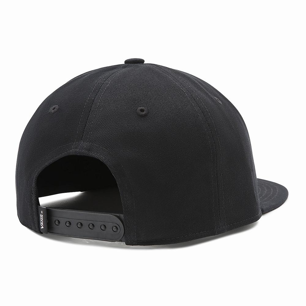 Gorras Vans Trippy Outdoors Snapback Hombre Negras | QOE402785