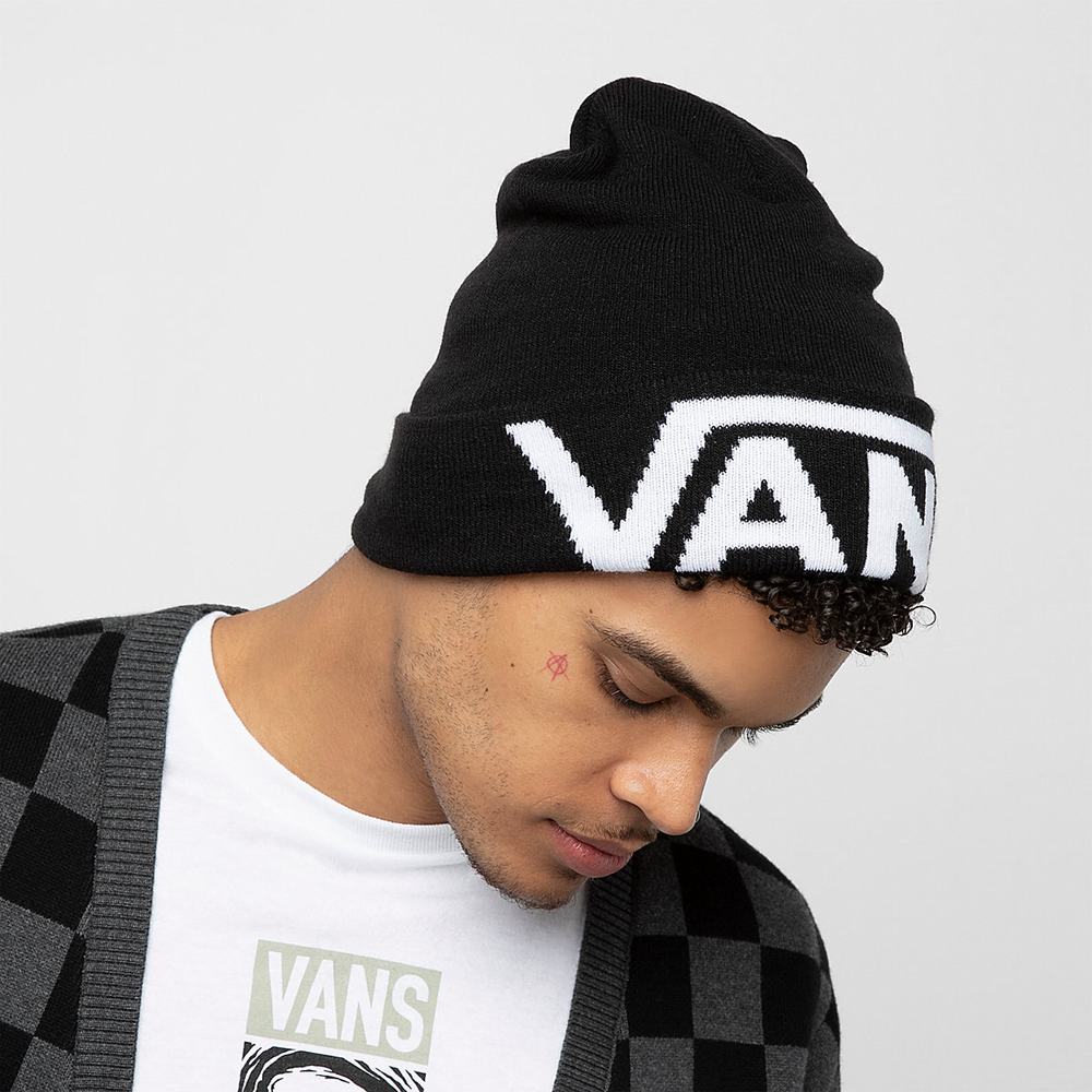 Gorros Vans Drop V Altas Cuff Hombre Negras | NAI056231