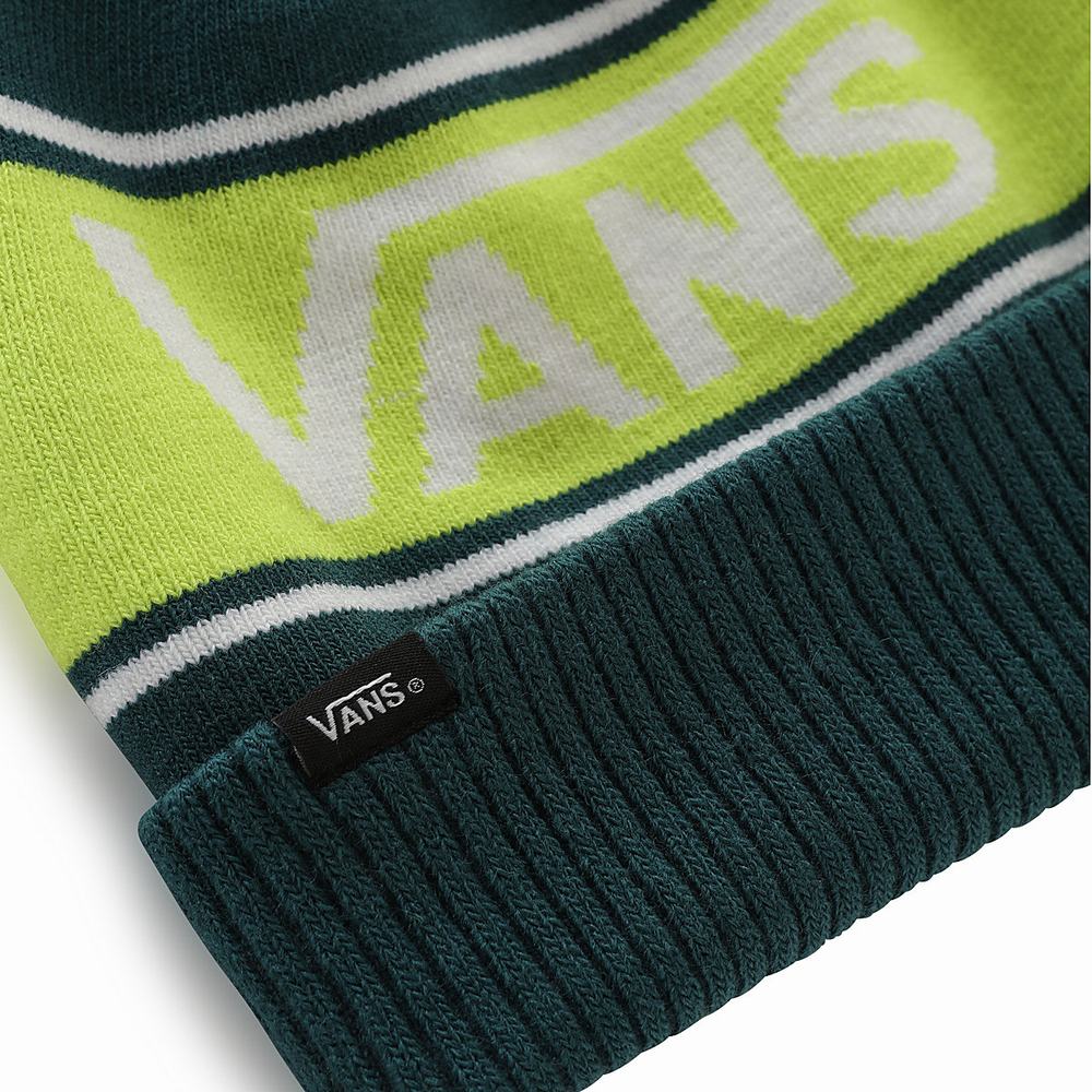 Gorros Vans Drop V Niños Amarillo/Blancas | MUN519670