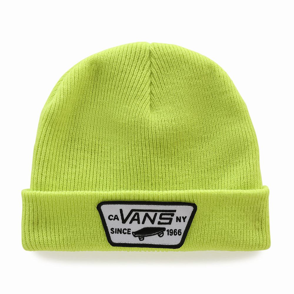 Gorros Vans Milford Niños Amarillo/Blancas | OML563487