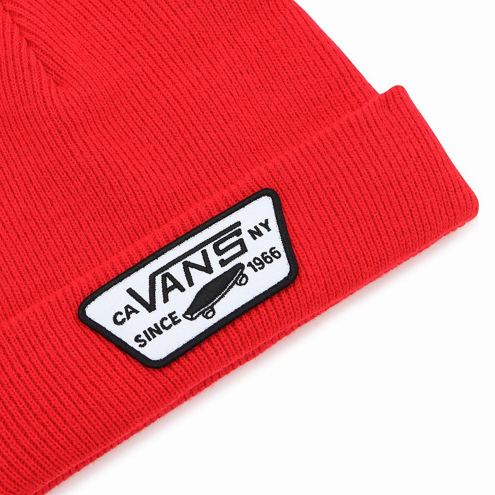 Gorros Vans Milford Niños Rojas | GNZ590623