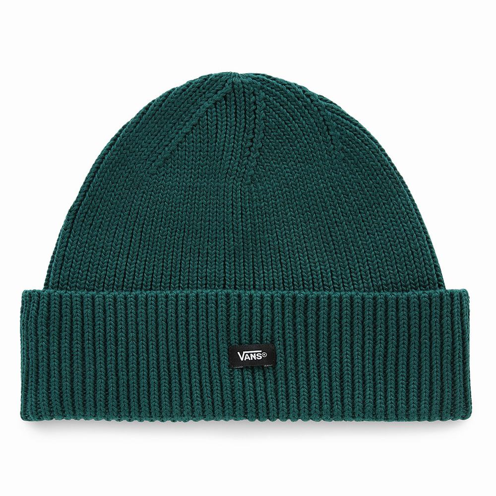 Gorros Vans Post Shallow Cuff Hombre Verde | AJW723508