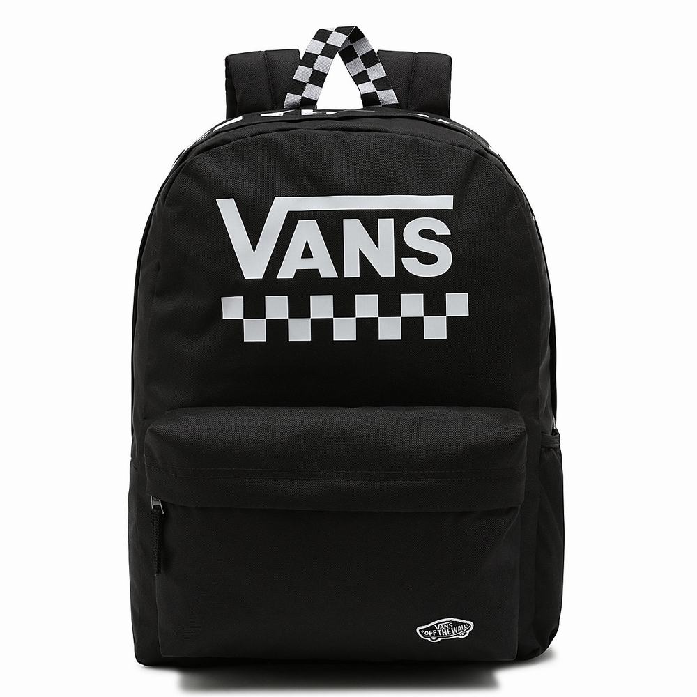 Mochilas Vans Calle Sport Realm Hombre Negras | VOR208935