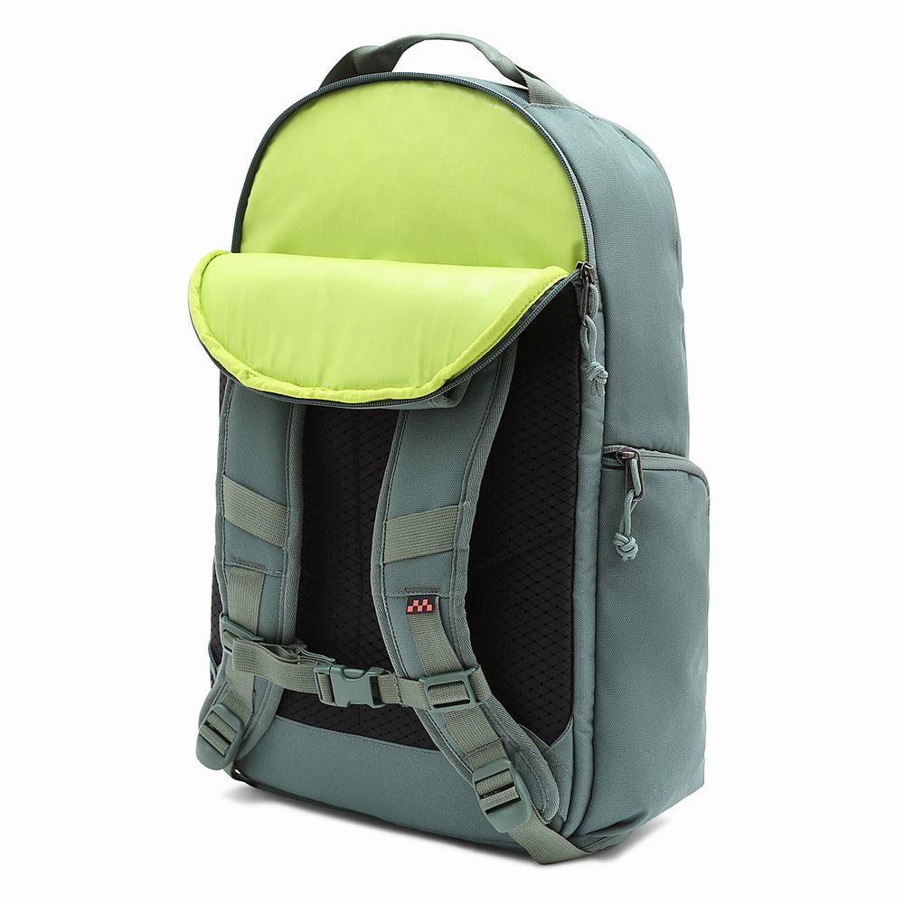 Mochilas Vans DX Skatepack Hombre Verde | FQY284317