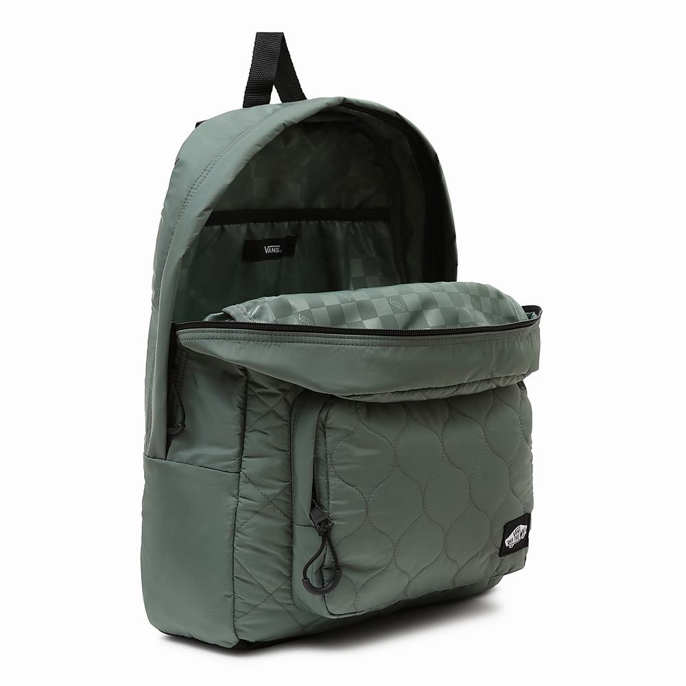 Mochilas Vans Long Haul II Hombre Verde | FSK092837