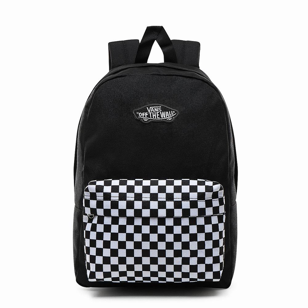 Mochilas Vans New Skool Niños Negras | RIO748932