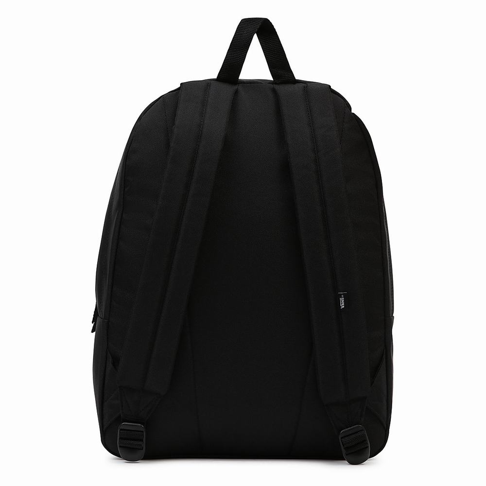 Mochilas Vans Novelty Check Realm Hombre Negras | LZW425037