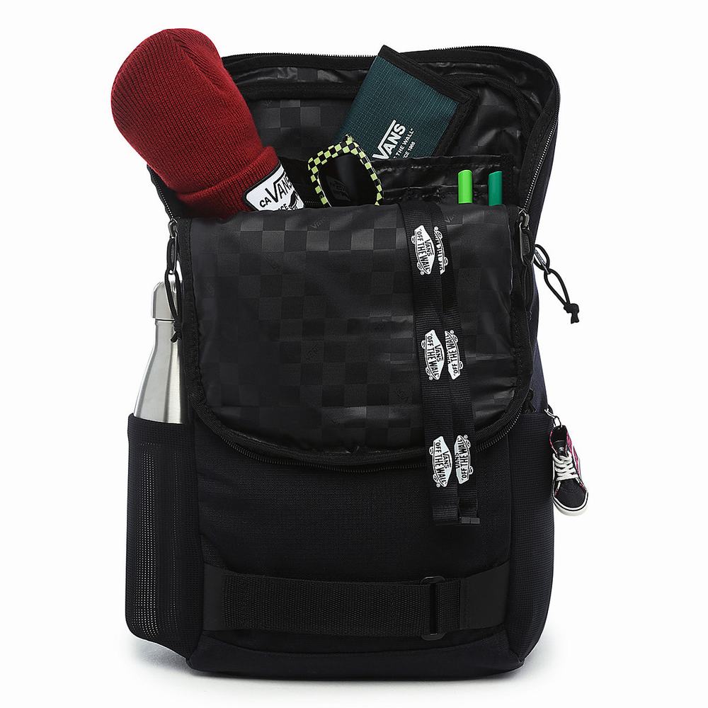 Mochilas Vans Obstacle Skatepack Hombre Negras | CBE368149