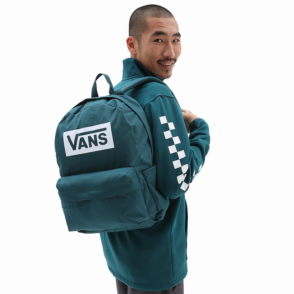 Mochilas Vans Old Skool Boxed Hombre Azules | YEJ546729