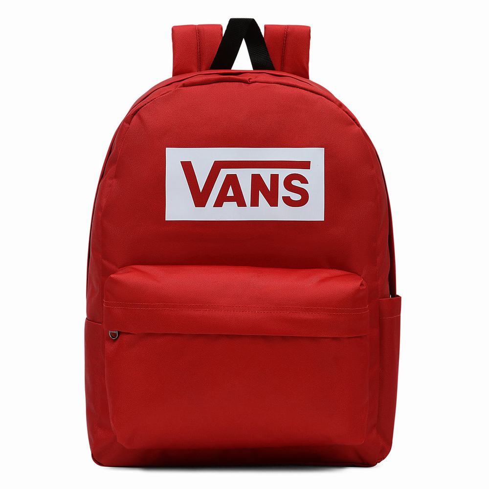 Mochilas Vans Old Skool Boxed Mujer Rojas | UTB247659