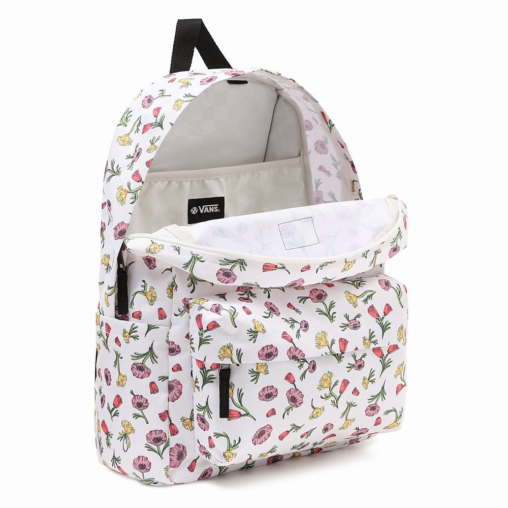 Mochilas Vans Old Skool H20 Mujer Multicolor/Blancas | GOD768294