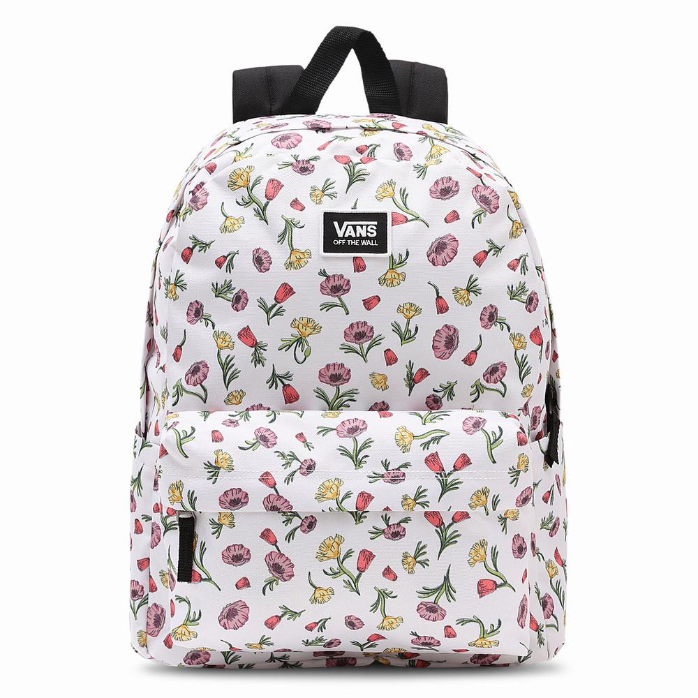 Mochilas Vans Old Skool H20 Mujer Multicolor/Blancas | GOD768294