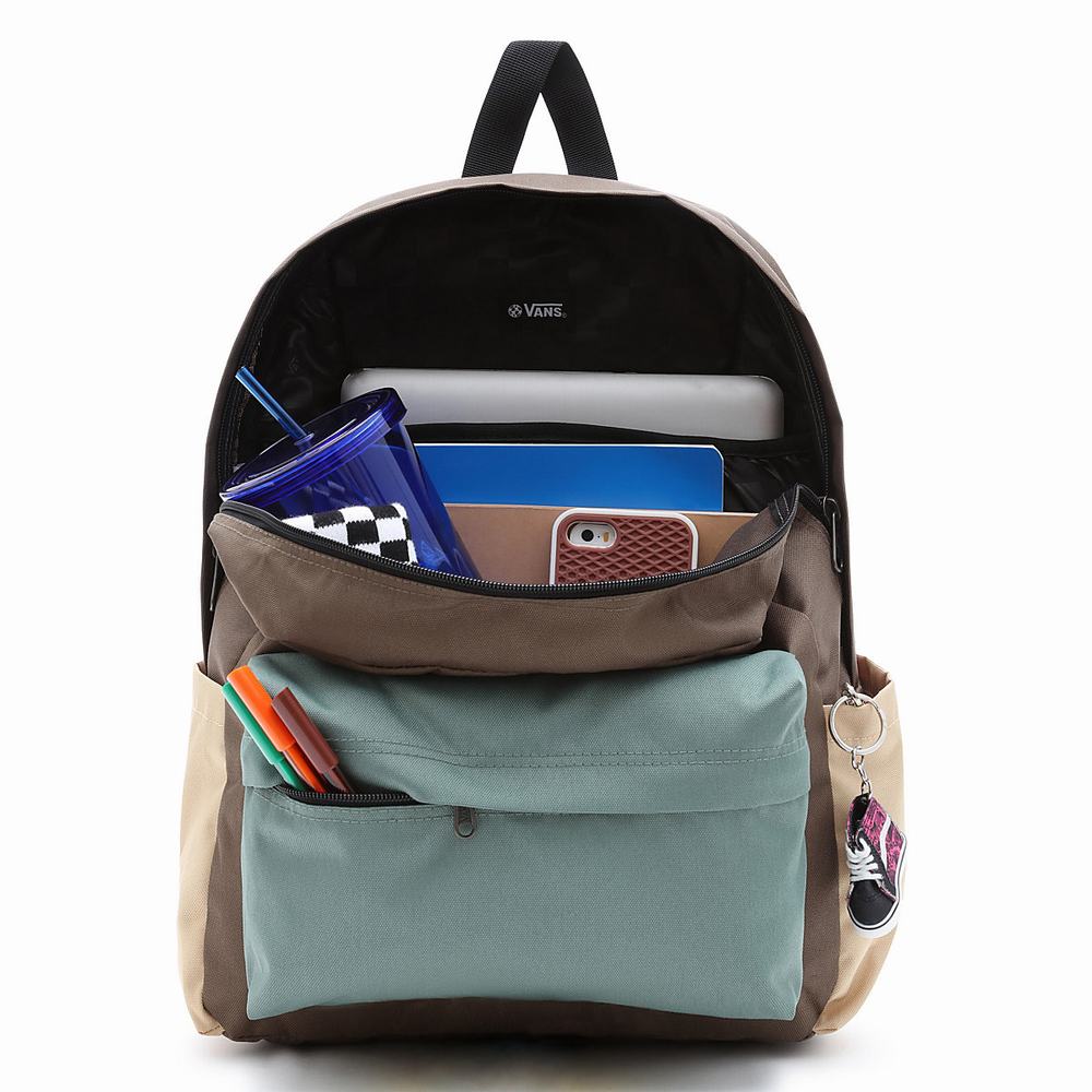 Mochilas Vans Old Skool H2O Hombre Marrones | KAM712480