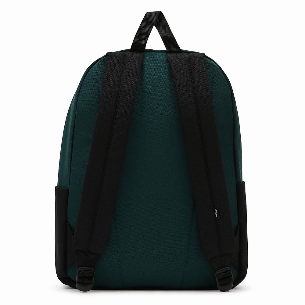 Mochilas Vans Old Skool H2O Hombre Negras/Verde | YFJ563240