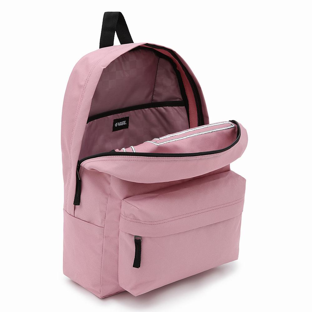 Mochilas Vans Realm Flying V Mujer Rosas | LXB517986