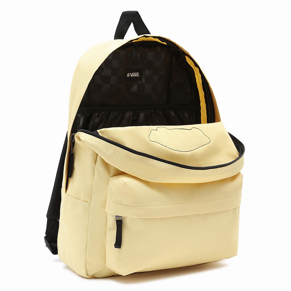 Mochilas Vans Realm Hombre Amarillo | UAE782419