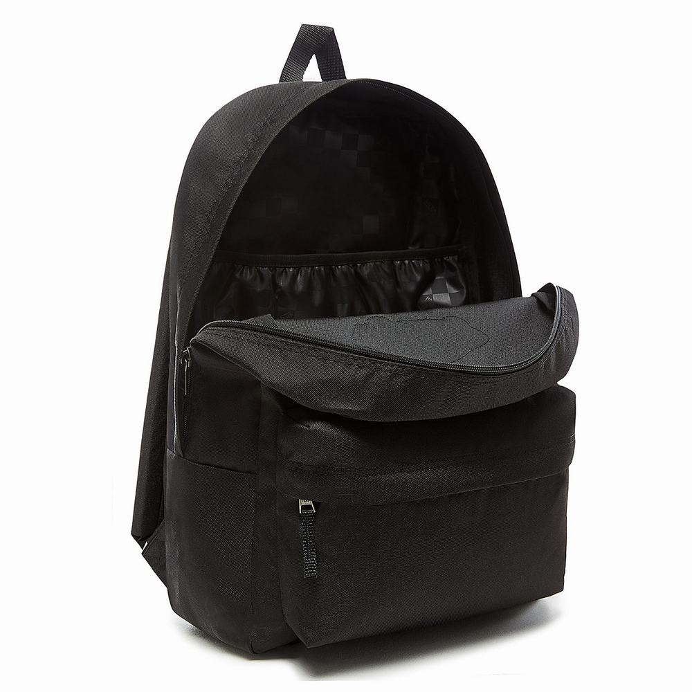 Mochilas Vans Realm Hombre Negras | AKT970135