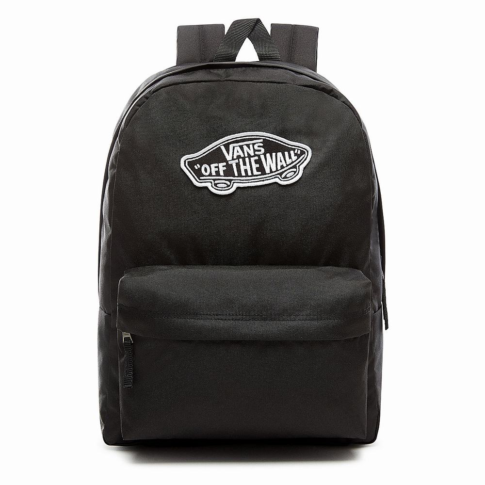 Mochilas Vans Realm Hombre Negras | AKT970135