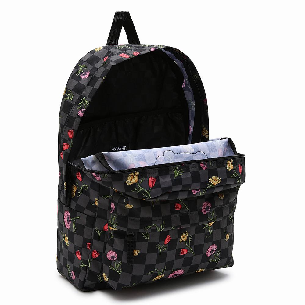 Mochilas Vans Realm Hombre Negras | UBW924618