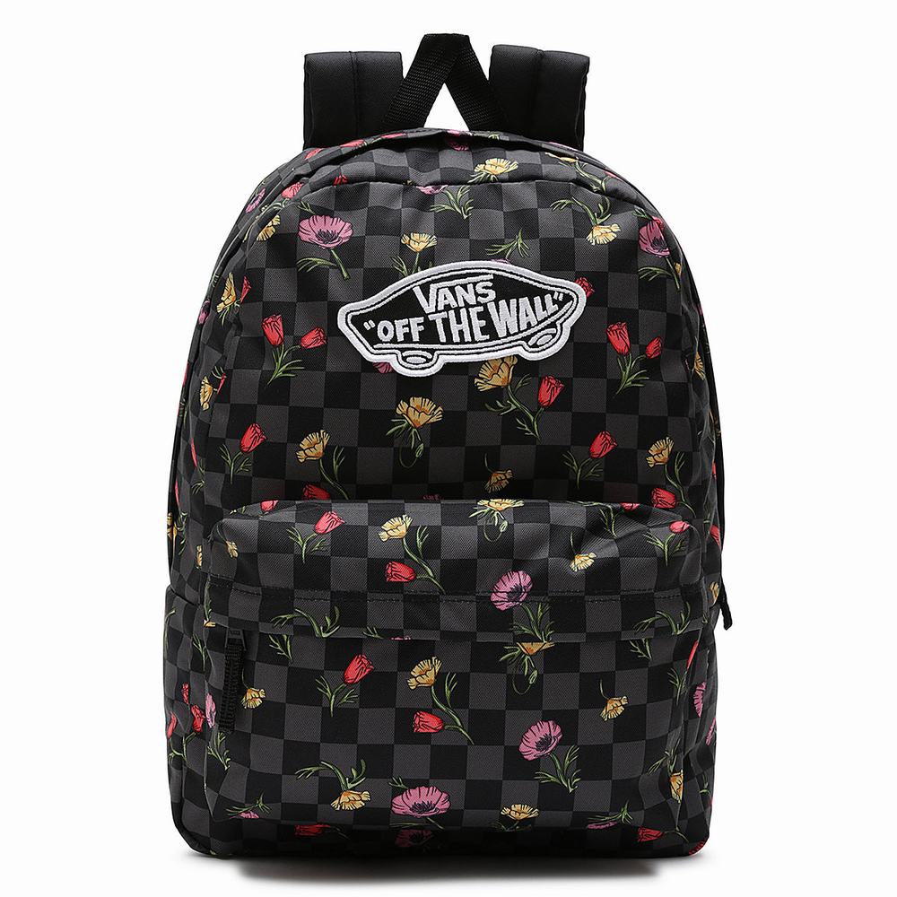 Mochilas Vans Realm Hombre Negras | UBW924618