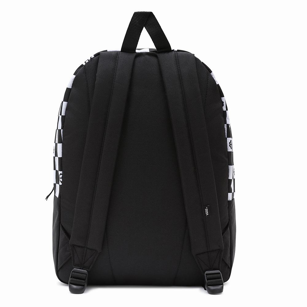 Mochilas Vans Realm Hombre Negras | UMB163794