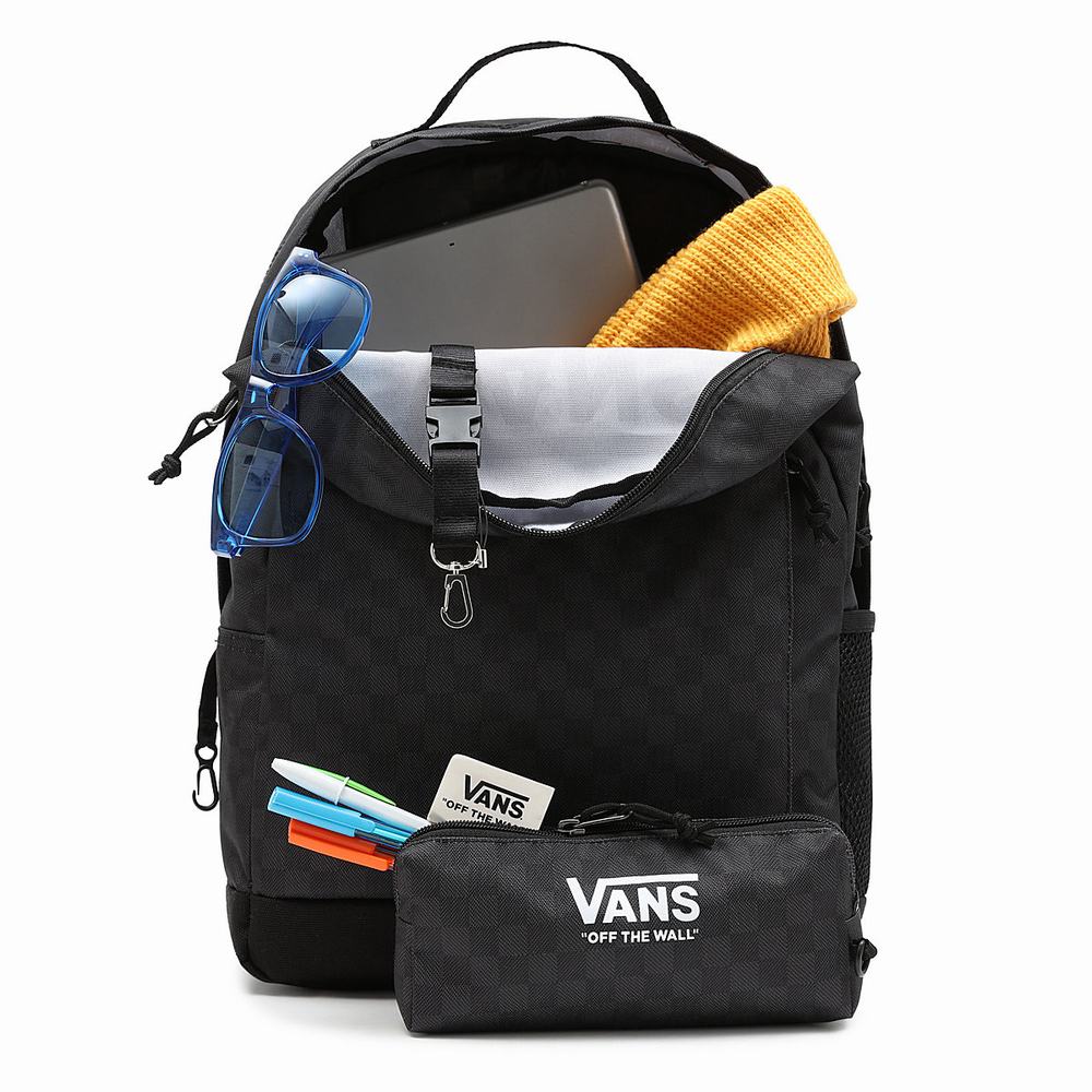 Mochilas Vans Skool Niños Negras | AHT801234