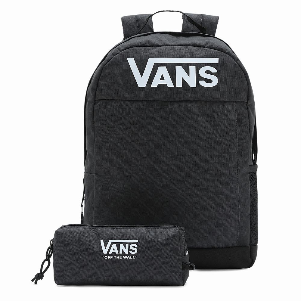 Mochilas Vans Skool Niños Negras | AHT801234