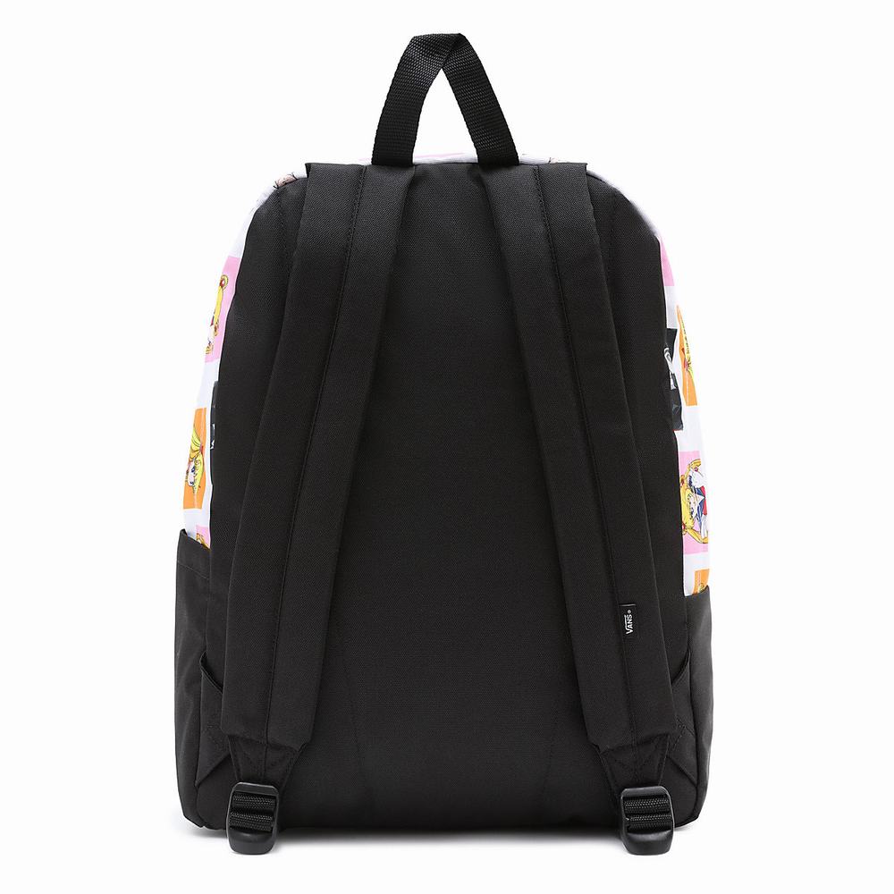 Mochilas Vans X Pretty Guardian Sailor Moon Old Skool IIII Hombre Blancas | NLB238579