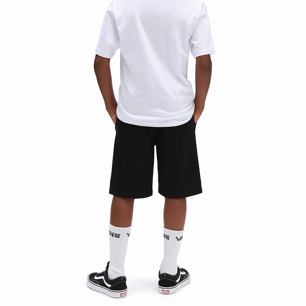 Pantalones Cortos Vans Logo Repeat Fleece (8-14 years) Niños Negras | KTW571420