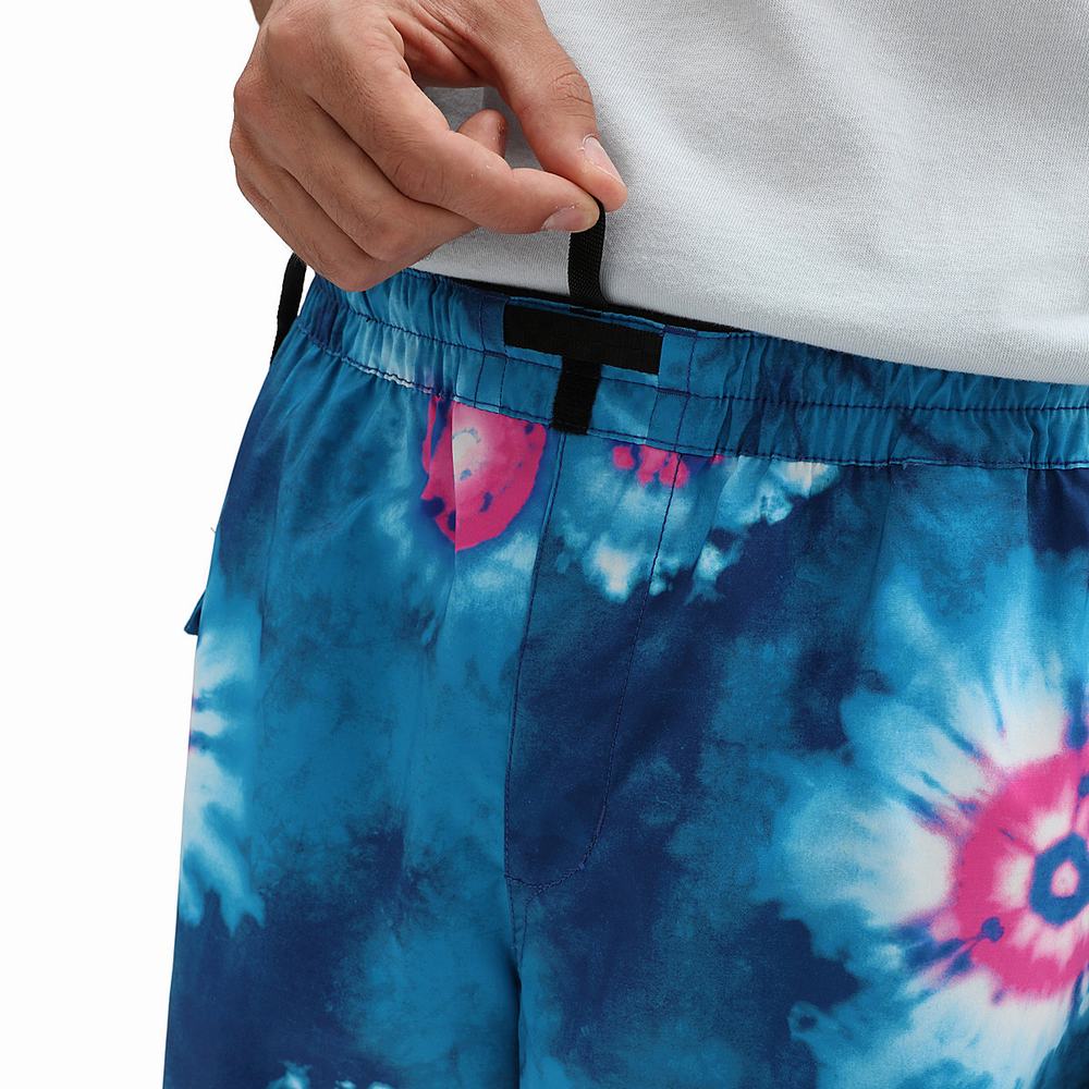 Pantalones Cortos Vans Surf Volley Hombre Azules/Multicolor | NBP592163