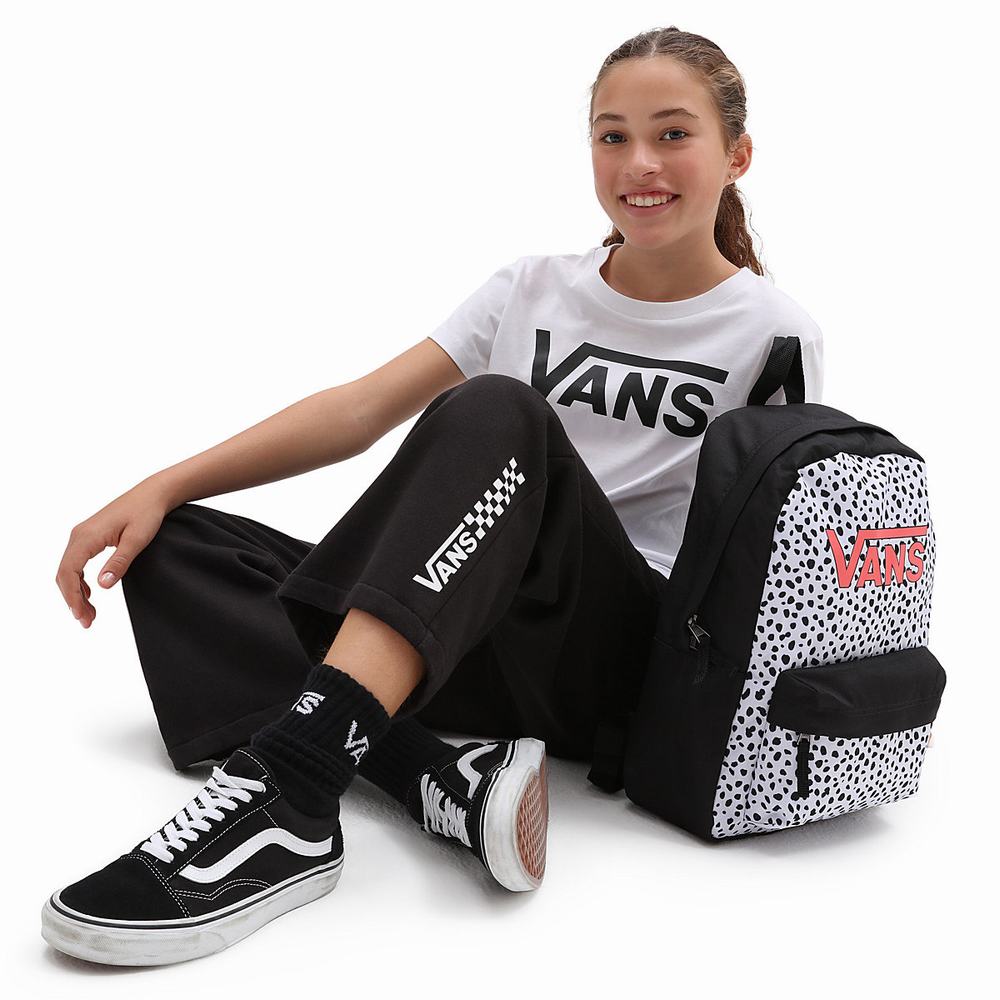 Pantalones Deportivos Vans Chalkboard Crop (8-14 years) Niños Negras | EBJ391564