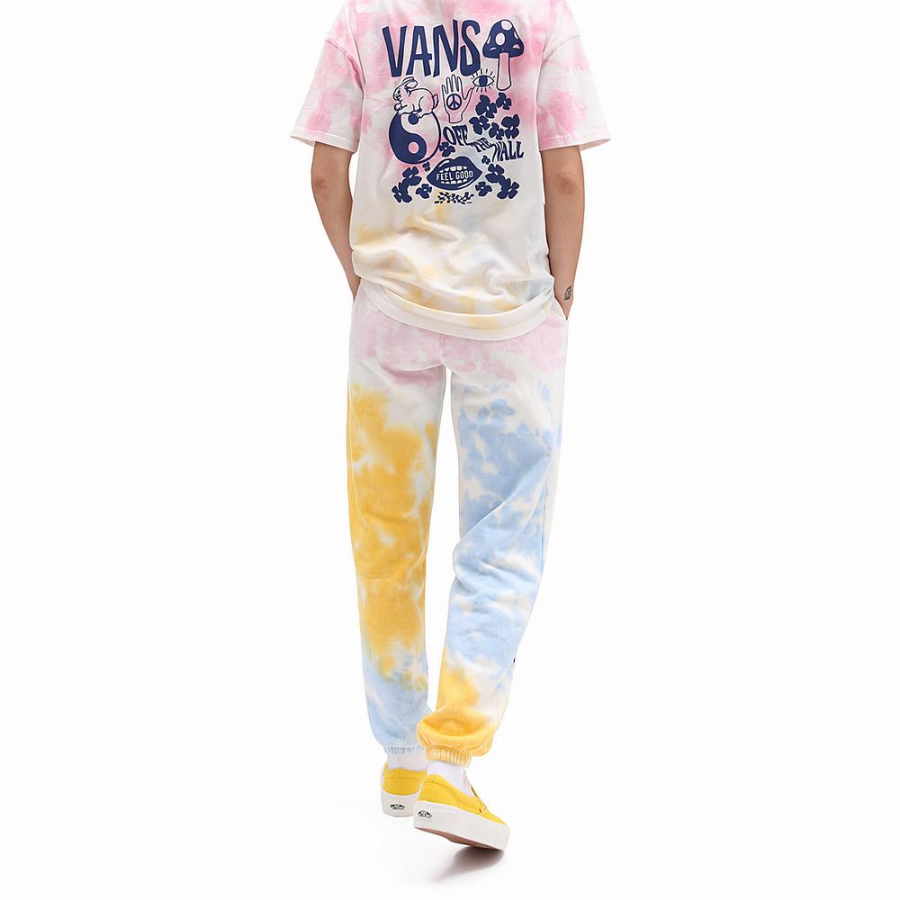 Pantalones Deportivos Vans Mascy Daze Tri Dye Mujer Rosas | MCH580463