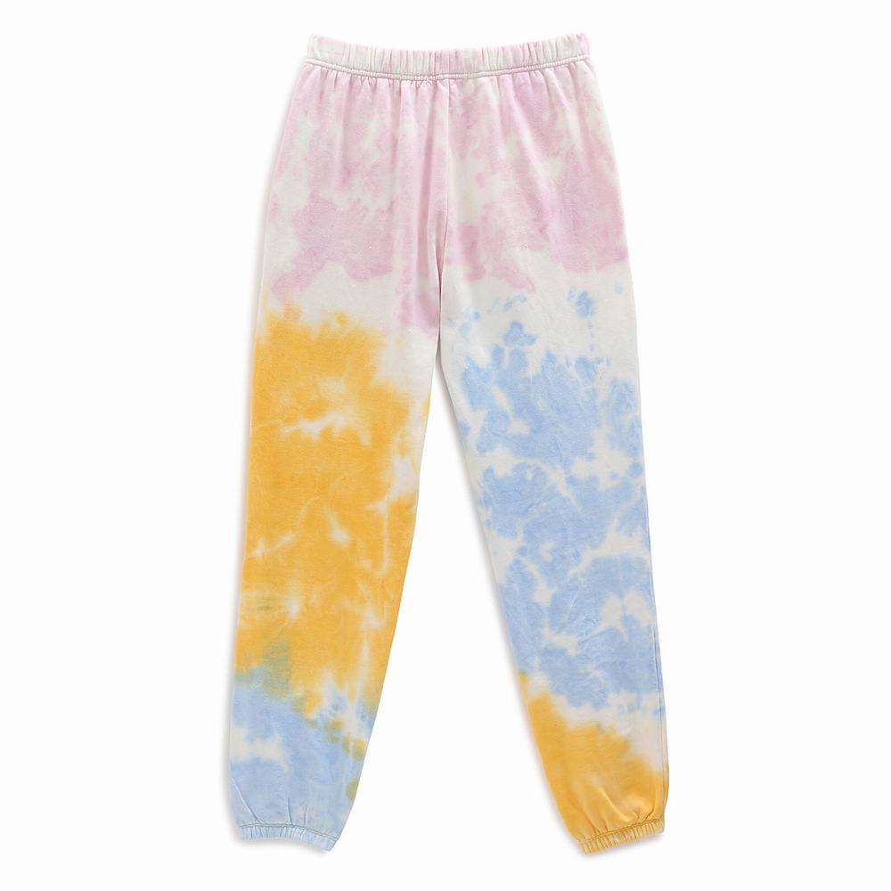 Pantalones Deportivos Vans Mascy Daze Tri Dye Mujer Rosas | MCH580463