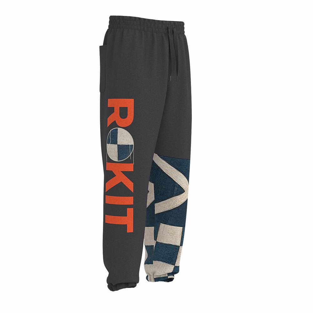 Pantalones Deportivos Vans x Rokit Durham Hombre Negras | PZM872519