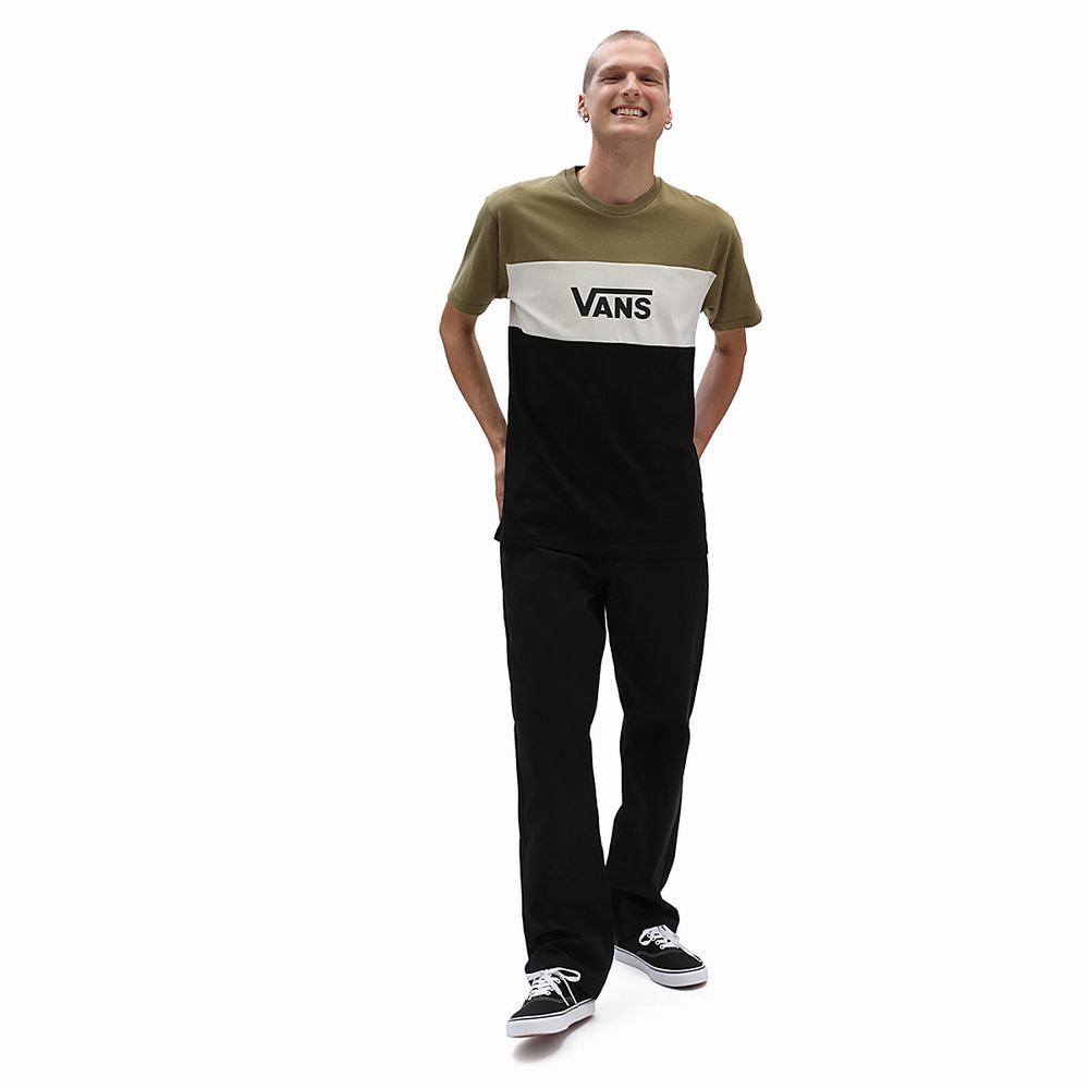 Pantalones Vans Authentic Chino Glide Relaxtaper Hombre Negras | WTE317402