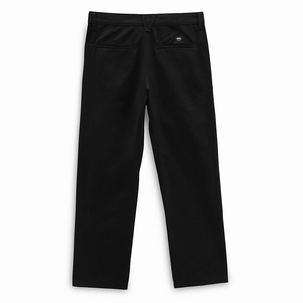 Pantalones Vans Authentic Chino Glide Relaxtaper Hombre Negras | WTE317402