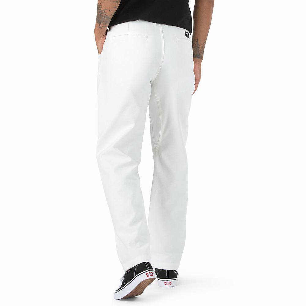 Pantalones Vans Authentic Chino Hombre Blancas | LSD487253