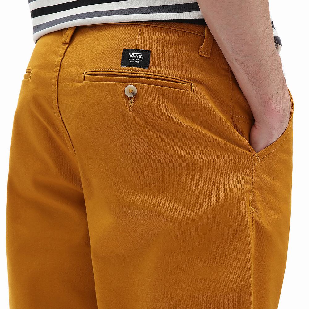 Pantalones Vans Authentic Chino Loose Hombre Naranjas | OZQ290875