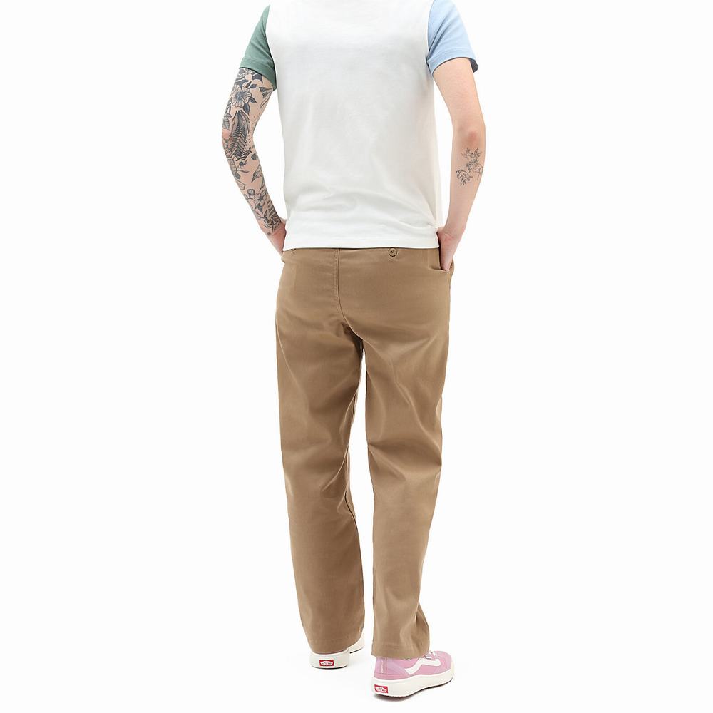 Pantalones Vans Authentic Chino Mujer Marrones | WLC618342