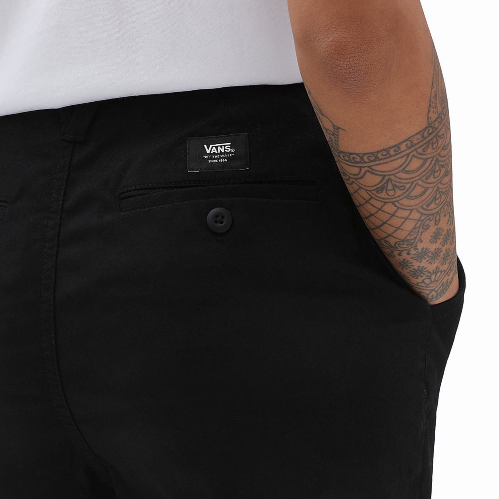 Pantalones Vans Authentic Chino Mujer Negras | BYQ835429