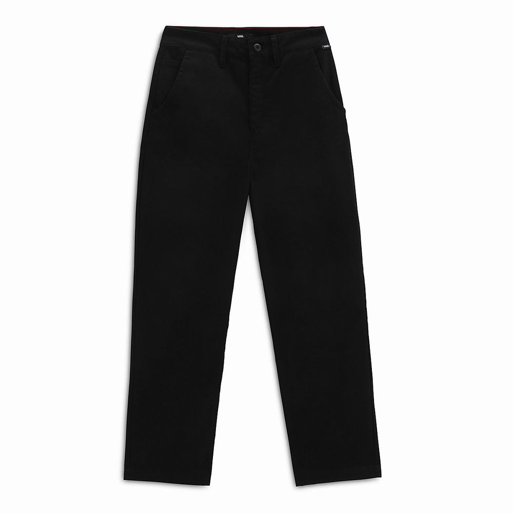 Pantalones Vans Authentic Chino Mujer Negras | BYQ835429