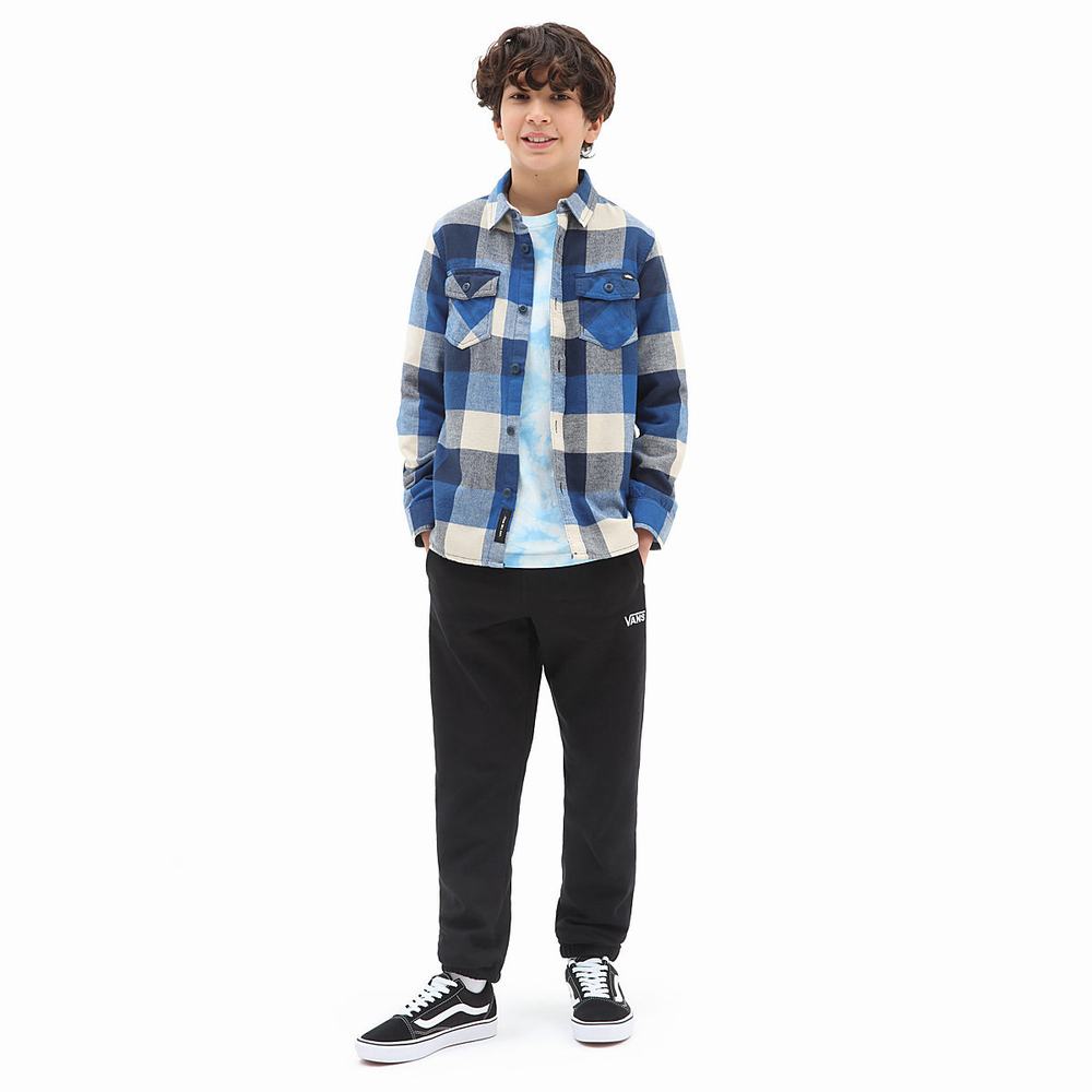 Pantalones Vans Core Basic Fleece (8-14 years) Niños Negras | SOU874519