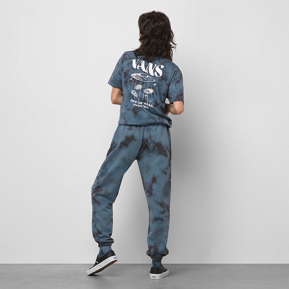 Pantalones Vans Cosmic Wash Sweatpant Mujer Azules | FRW034287