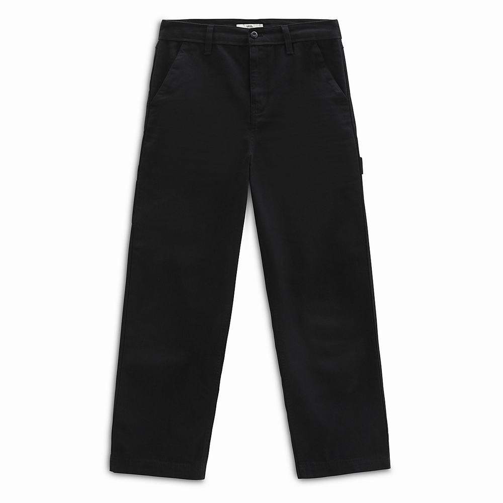 Pantalones Vans Ground Trabajo Mujer Negras | ZLN974813