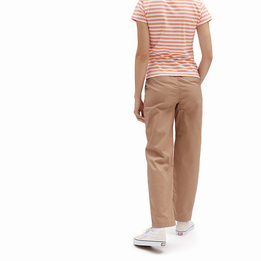 Pantalones Vans Lizzie Armanto Skate Chino Mujer Beige | OSJ460917