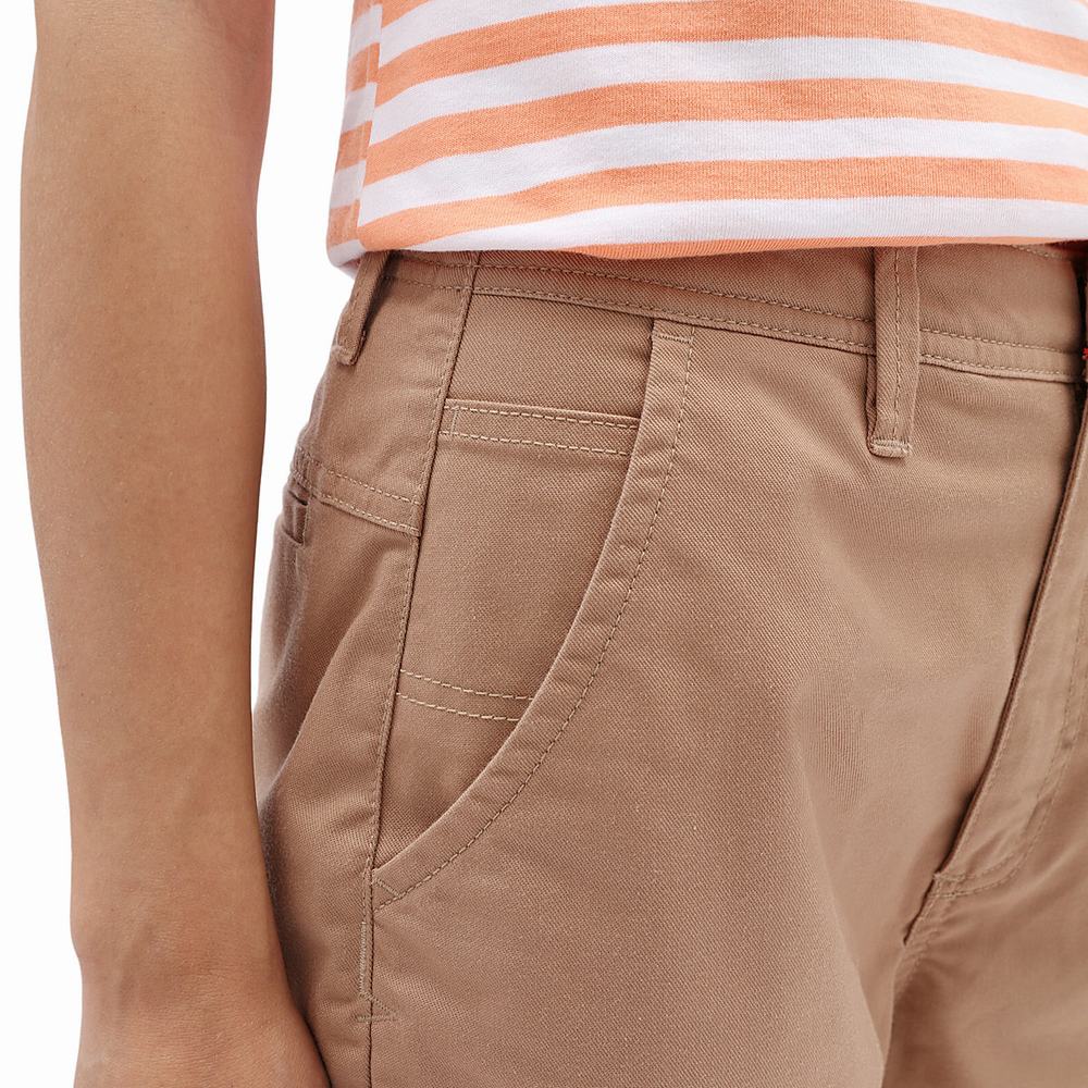 Pantalones Vans Lizzie Armanto Skate Chino Mujer Beige | OSJ460917