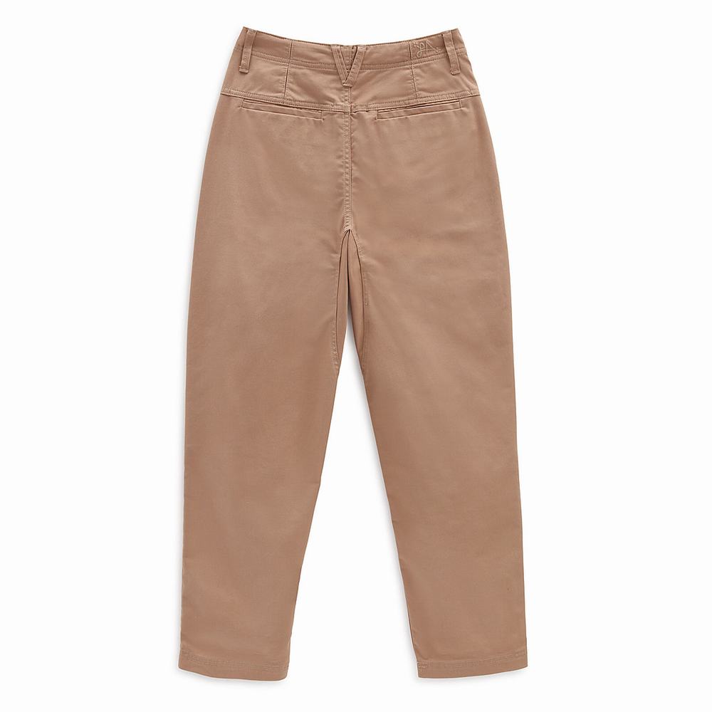 Pantalones Vans Lizzie Armanto Skate Chino Mujer Beige | OSJ460917