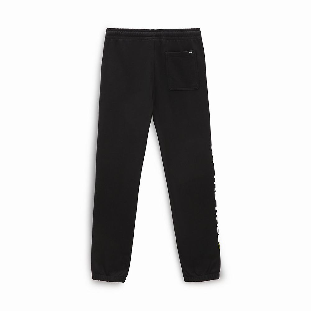 Pantalones Vans Maze Fleece (8-14 years) Niños Negras | EGO153974