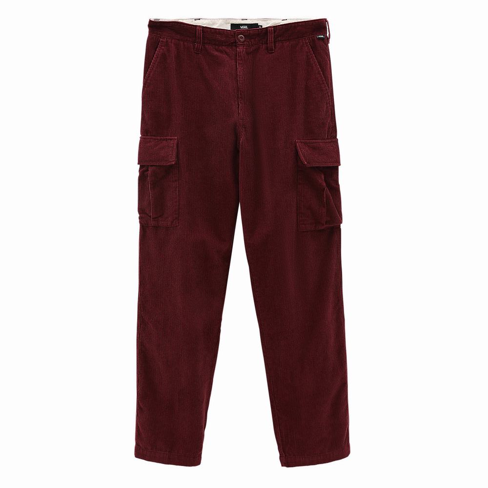 Pantalones Vans Micro Dazed Cargo Hombre Rojas | XAC604739