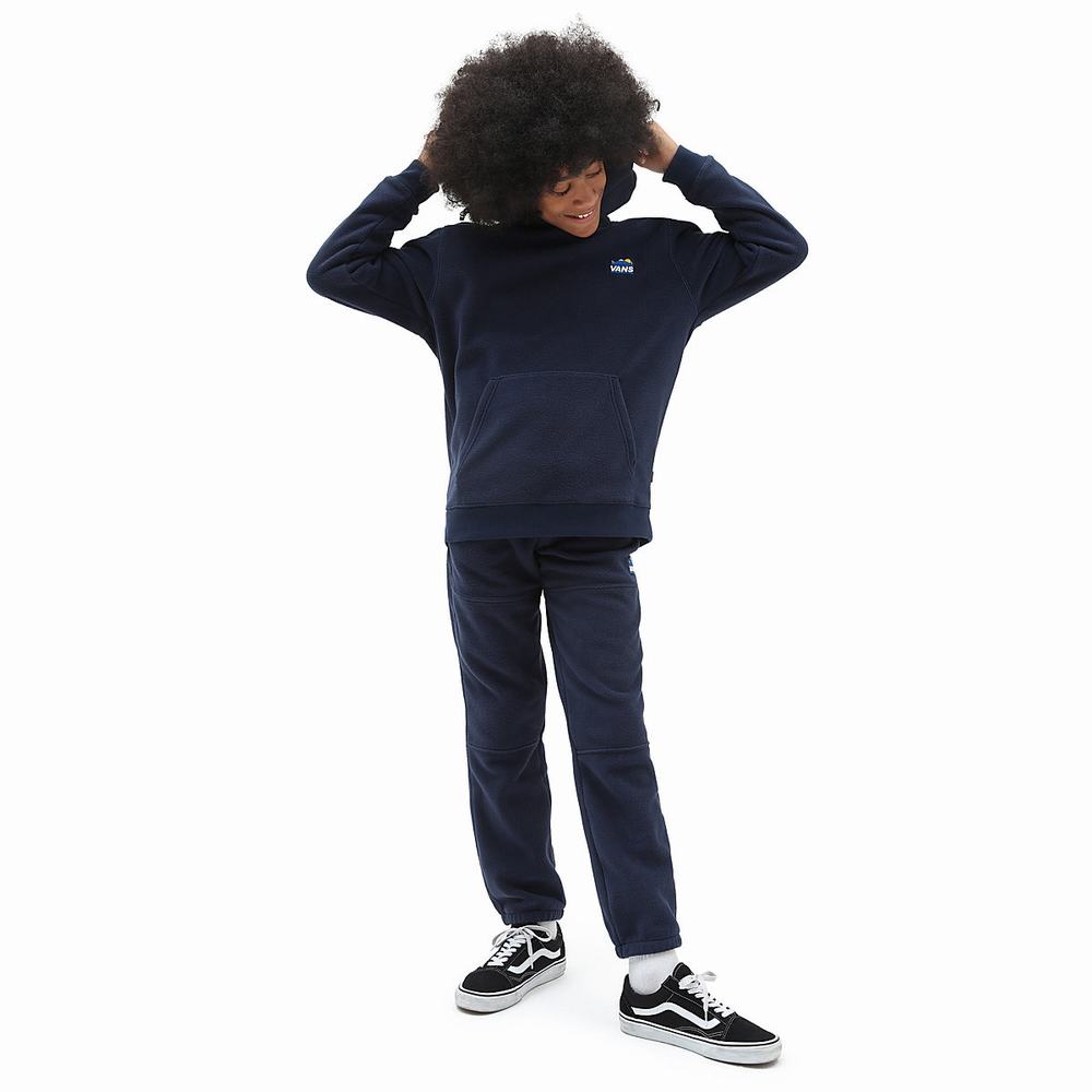 Pantalones Vans Polar Fleece (8-14 years) Niños Azules | OMZ015968